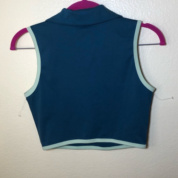 Sincerely Jules Active 1/4 Zip Cropped Top size S - Picture 3 of 6